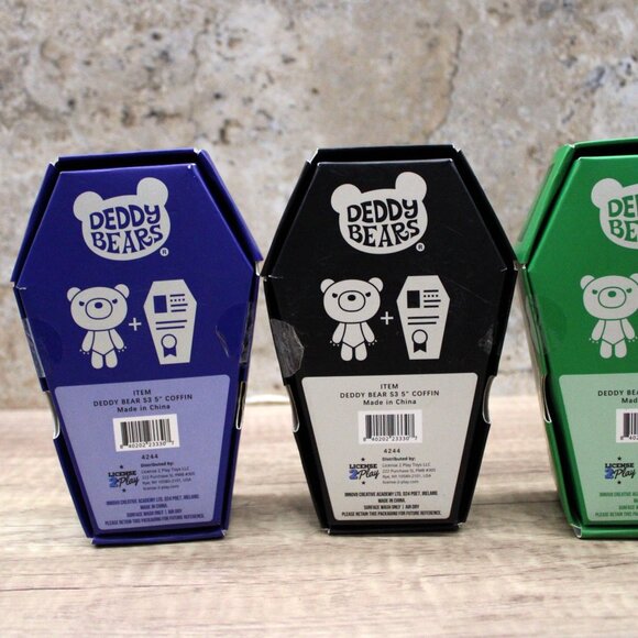 Deddy Bears 5" Plush in Coffin Case Bundle Collectibles Series 3 - SET OF 4 - Picture 5 of 6